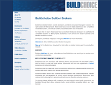 Tablet Screenshot of buildchoice.com.au
